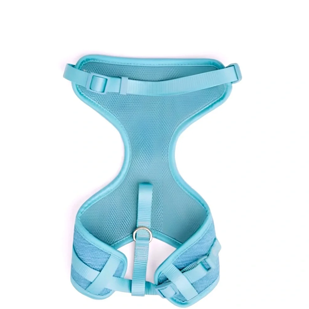 EVERY YAY Comfy Padded Mesh No-Pull Turquoise Teal Blue Dog Harness 🐶MEDIUM🐶 NWT